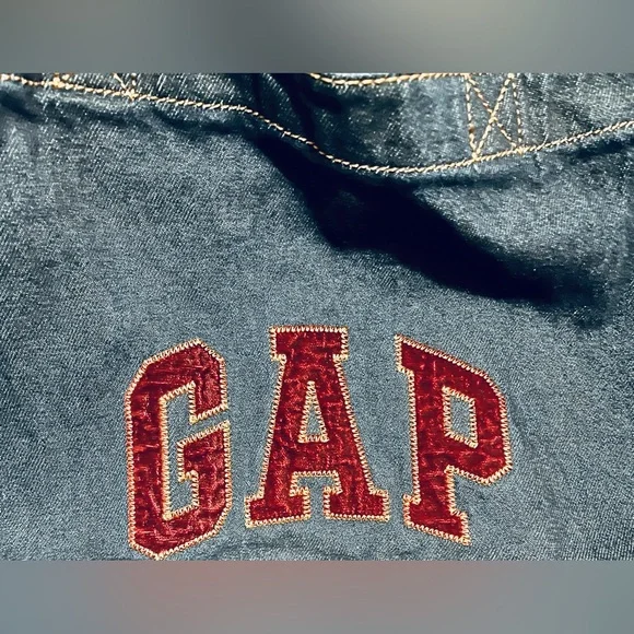 NWT Gap Logo Denim Bag - Picture 3 of 4